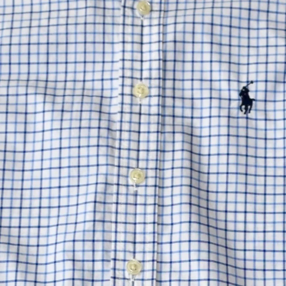 Ralph Lauren Long Sleeve Plaid Shirt - Small (8)